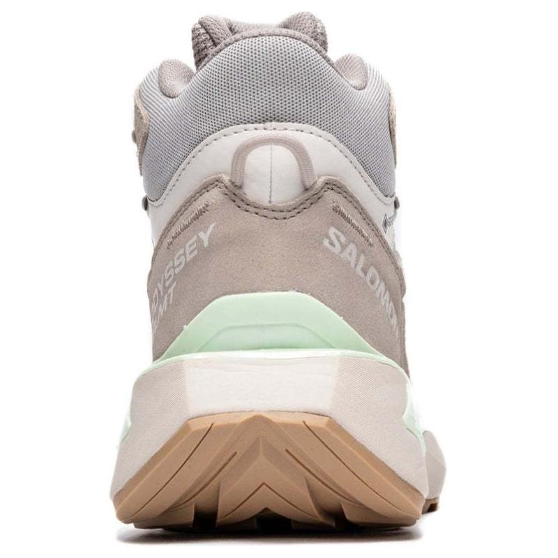 SALOMON ODYSSEY ELMT Нескользящие и износостойкие водонепроницаемые кроссовки средней высоты для бега Унисекс Кроссовки цвета кремень 475901