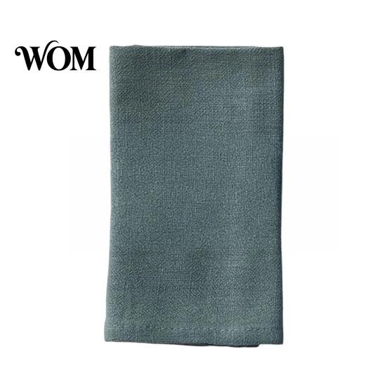 Rustic Style Napkin Bohemian Linen Napkin, Machine Washable Fabric 16 Inch Farmhouse Solid Color for Dining Table Home Wedding Bridal Shower Baby