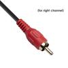 6.35mm Male To Dual RCA Male Cable 1/4 Inch To Double RCA Stereo Audio Cable Gold Plated 4.9Ft TV