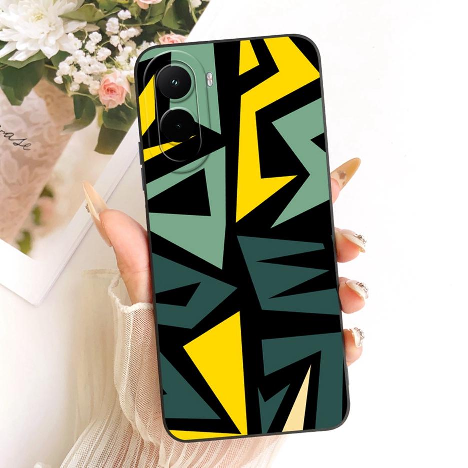 Чехол для Xiaomi Poco M7 Plus PocoM7 4G Красивая Девушка Подсолнух Расписной Чехол для Телефона Для Xiaomi Poco M7 Pro PocoM7 Plus 5G Мягкие Fundas