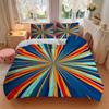 3pc Radiant Colors Cover Set - 1 Quilt Cover + 2 Pillowcases, All Seasons Bedroom Setting, Perfect for Home038