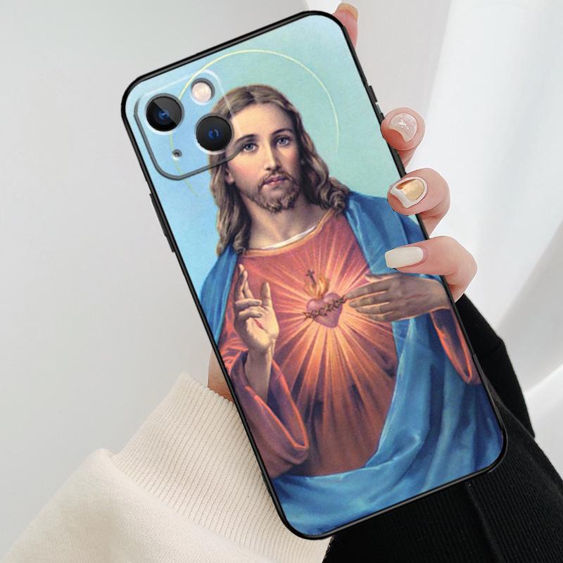 Чехол для телефона Христианский Бог Иисус Христос Для iPhone 17 Pro Max 15 14 13 11 12 16 Pro Max mini 15 16 Plus 16e 17 Air Cover