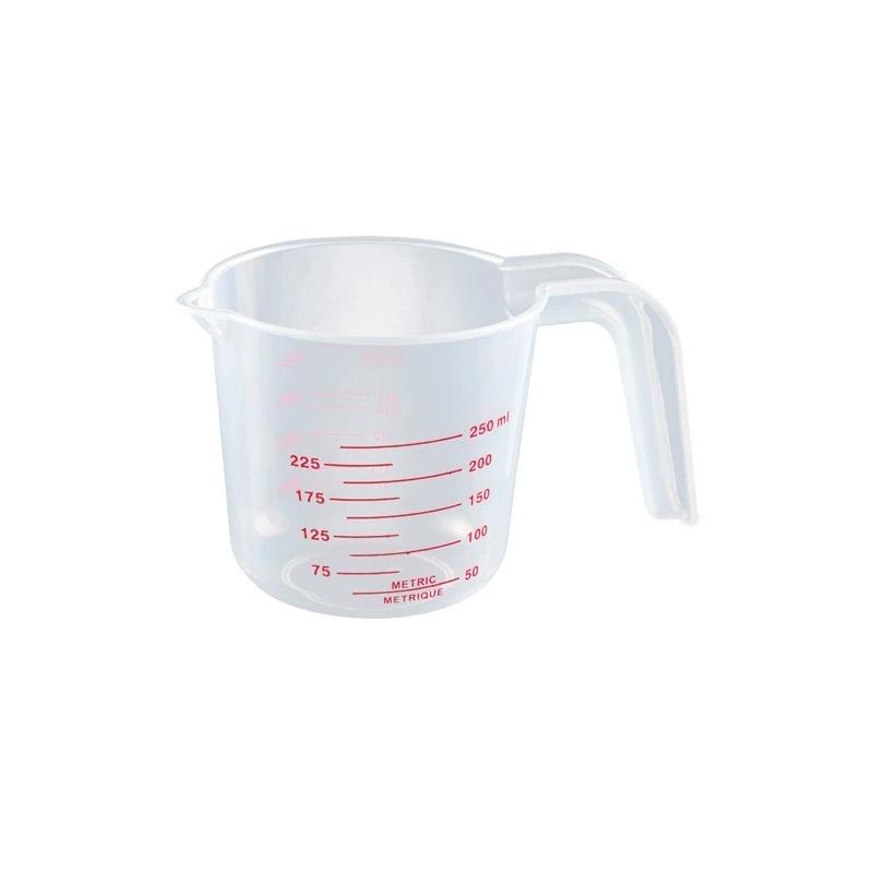 Plastic Transparent Graduated Measures Cup Household Kitchen Baking Measuring Tool Set Handle Design Cups Baking Cold Water Kettle Beaker