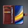 Чехол-держатель для карт для Xiaomi POCO X3 Pro / X3 NFC / X3 Pu Leather Flip Cover Retro Wallet Phone Case Business Fundas Coque
