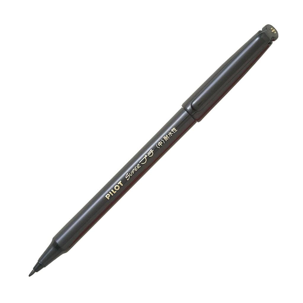 Pilot Super Petit Sign Medium Pens, Nib, Black, 10-Pack, SEG-100M-10B