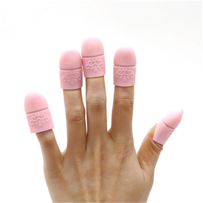 Средство для снятия лака для ногтей Soak Off UV Gel Средство для снятия ногтей Многоразовые 5 шт. Силиконовые зажимы для снятия ногтей