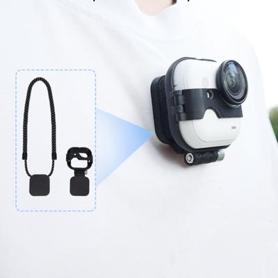 Магнитное нагрудное крепление для экшн-камеры для Insta360 GO Ultra Свободные руки Спортивная камера POV Держатель-ожерелье с шейным шнурком Аксессуар для камеры