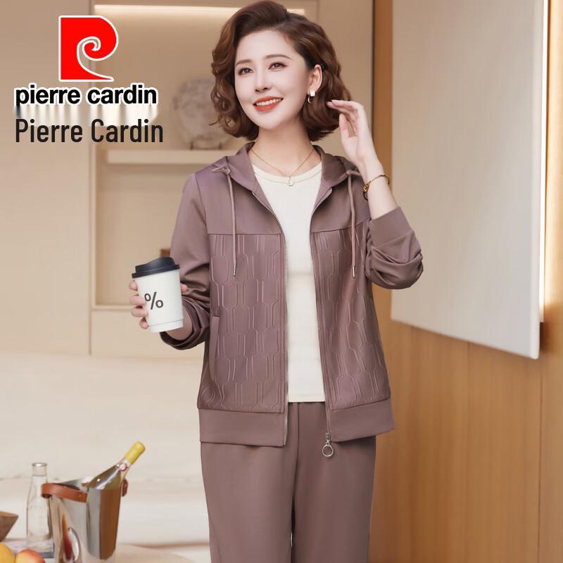 Pierre Cardin Женский спортивный костюм большого размера с капюшоном