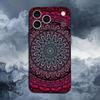 Totem Colorful Flower Mandala For iPhone 12,14,13,15,8,7,16,11,17,X,Mini,Plus,Pro,XR,SE,XS,Max,Soft Silicone Black Case