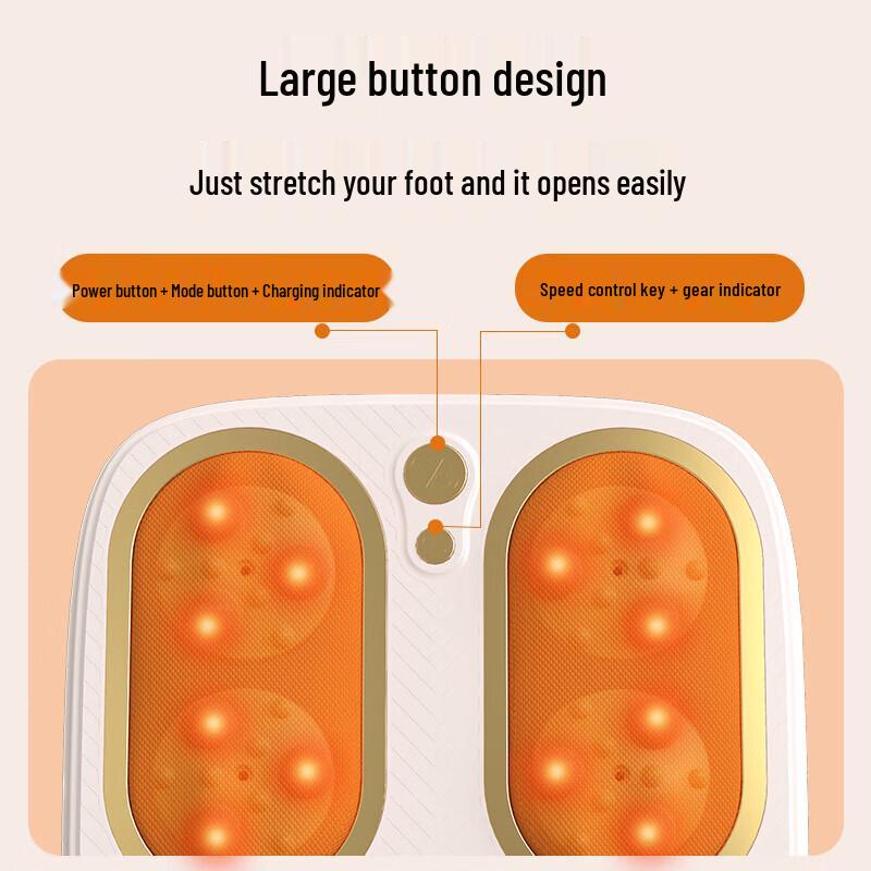 Hezheng Electric Foot Massager Pad with Kneading & Heat