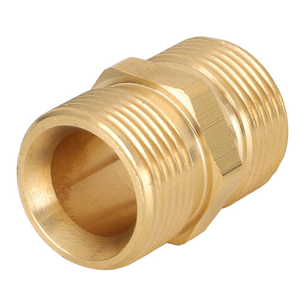 High Pressure Sprayer Adapter Brass M22 Metric Male Thread 14mm Hose Connector Coupler