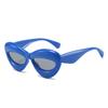 New Oval Sunglasses for Men Women Fashion Retro  Design Shades Eyewear Female Candy Color Goggle Uv400 Glasses De Sol