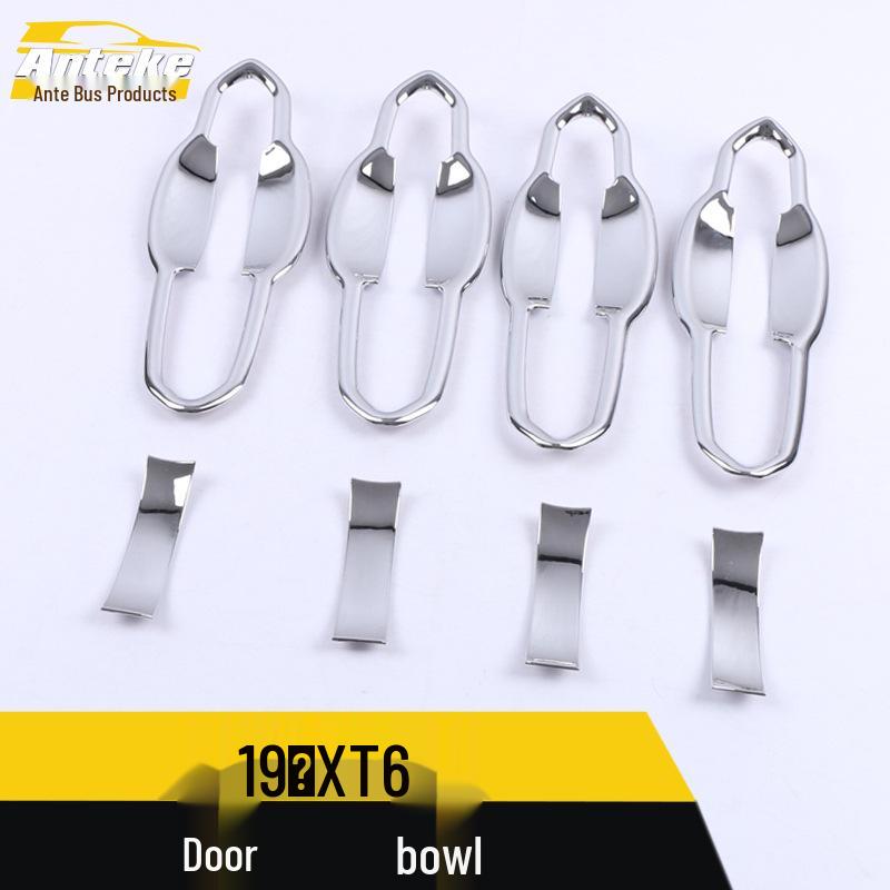 XT6 Door Bowl Protective Film: Anti-Scratch, Wear-Resistant Trim for 19 Models - Car Accessory.