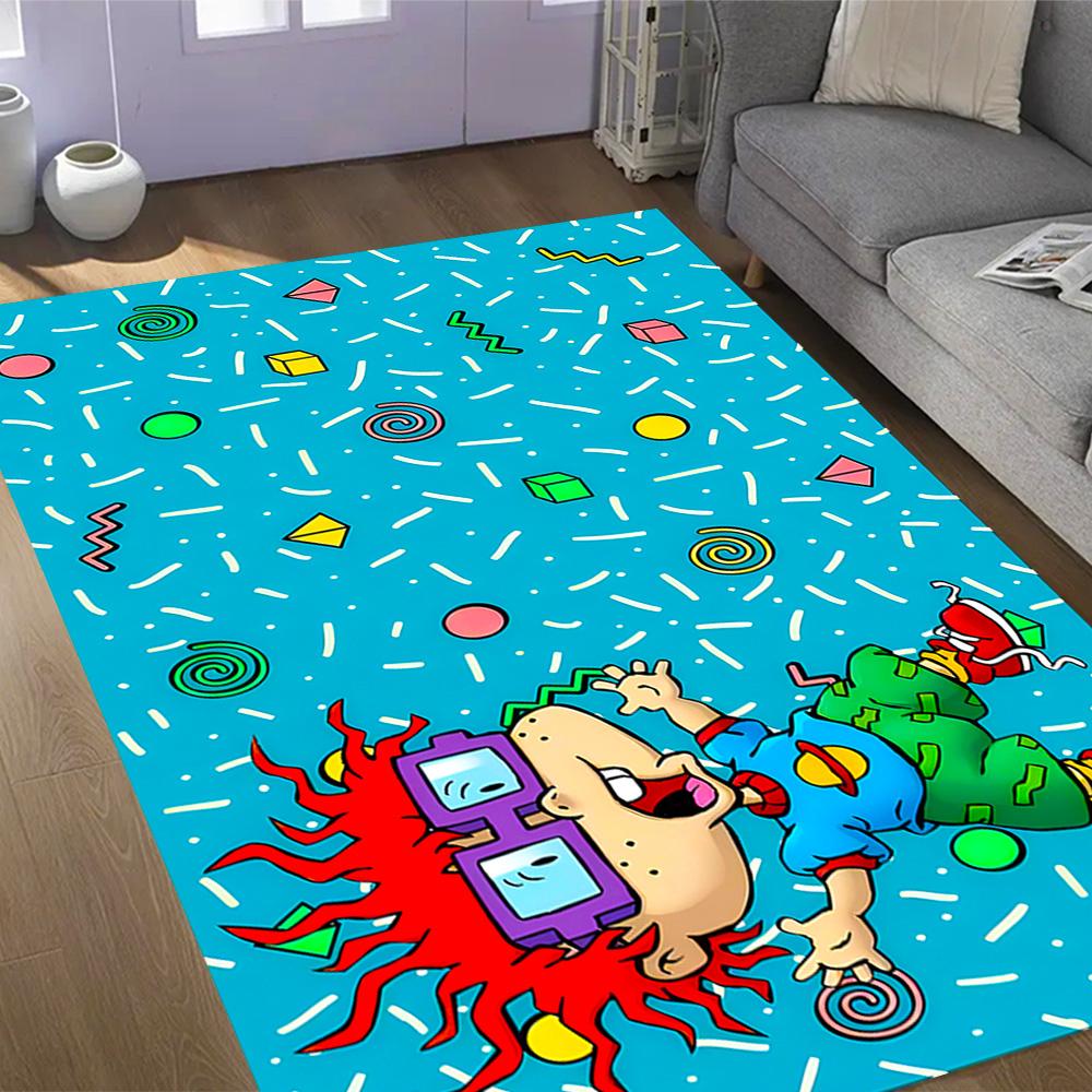 Wild Hair Adventure Carpet Perfect for Study room Outdoor Dormitory Living Rooms Anti-slip Rug Anime Office Decor Perfect Birthday/Christmas Gift Idea