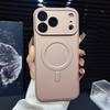 Полная защита объектива камеры Матовый мягкий чехол Для iPhone 17 16 15 14 Plus 13 12 11 Pro Max Для Magsafe Магнитный ударопрочный чехол