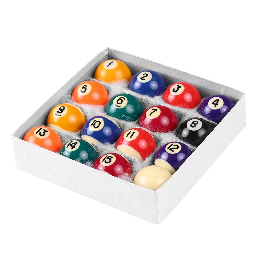 Resin Material Small Pool Cue Balls 25/32/38mm Mini Pool Ball  Children's Toy