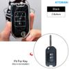 TPU Car Key Case Flip Remote Fobs Protect Cover Keychain Holder Auto Accessories For Honda Accord Crosstour Civic CR-V 2014 2015 2016 2017 Jazz