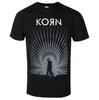 Korn - Футболка с принтом Radiate Glow - Повседневная футболка группы Nu Metal - Подходит как для мужчин, так и для