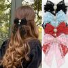 Elegant Lace Bow Hair Clip, Women's Back of the Head Hair Clip, Forest Style Temperament Hair Accessory