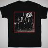 РАСПРОДАЖА Kix Band Черная Футболка с коротким рукавом Все размеры от S до 5XL Мужская Футболка Унисекс Футболка