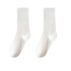 Solid-color Socks for Women Mid-calf Socks for Autumn and Winter Casual Style Women's Socks Versatile Pile Socks Boneless Postpartum Socks