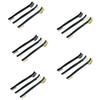 3/12/18Pcs Cleaning Tool Double-End Mini Wire Brush Set Stainless Steel Brass Nylon Cleaning Polishing Detail Metal Rust Brush