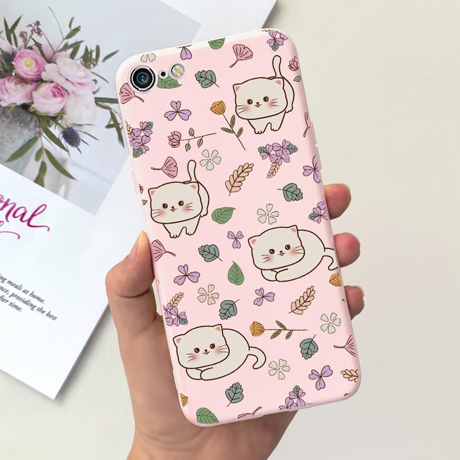 For Apple iPhone 7 8 Plus Case Cute Fashion Painted Back Cover Soft Silicone Phone Case For iPhone 8 Plus iPhone7 iPhone8 Bumper