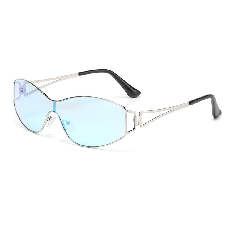 Y2K Trendy Wraparound Sunglasses For Men Women Fashionable UV Protection Outdoor Cycling Goggles 2530