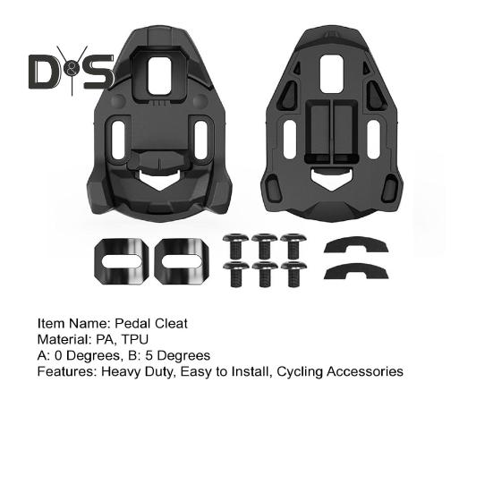 1 комплект педалей для велосипедной обуви с аксессуарами, легкие 0/5 градусов, самоблокирующиеся, бесконтактные, для шоссейного горного велосипеда, замена педалей