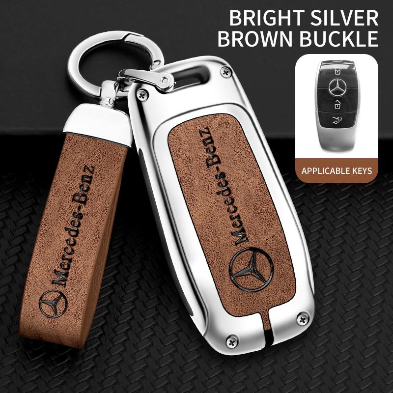 D8New Car Remote Key Fob Case Cover Protector Shell Bag For Mercedes Benz A C E S G Class GLC CLE CLA W177 W205 W213 W222 X167 AMG