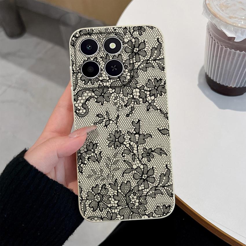 Чехол для телефона Honor X6c X6d X5a X5c X6a X7a X8d X9d X8c X7 X8 X6 Красивые Цветочные Узоры Легкий Мягкий Силиконовый Чехол Для Honor Защитный Корпус