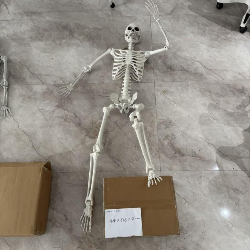 Halloween Skeleton Decor Haunted House Party Bar Prop Small Figure PE Resin Ornament