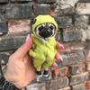 Yousheng 1/4Pcs Dog Figurines Doll Halloween Resin Ornament Standing Puppy Toy Outdoor Decor Fairy Garden Accessories