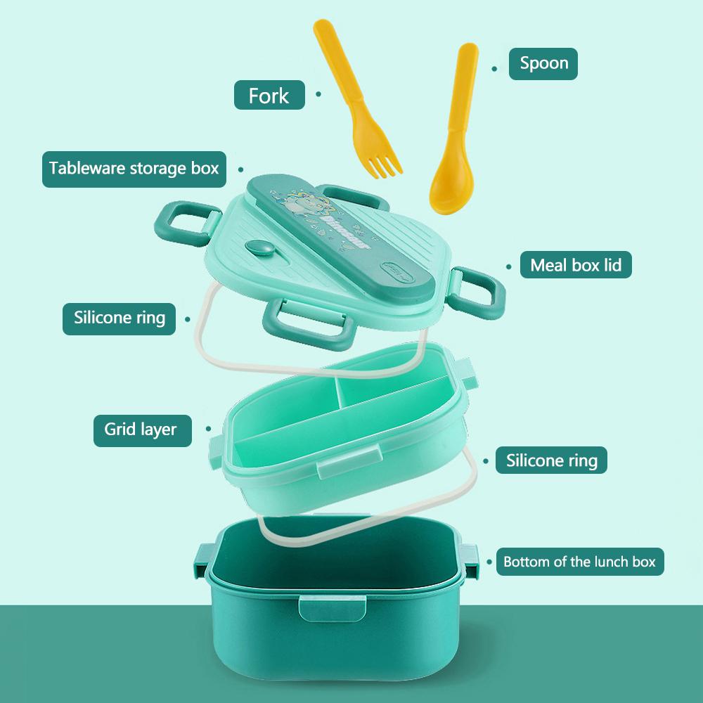 3 сетки Unicorn Lunch Box для детей, студентов, сэндвичей, фруктов, контейнер для хранения еды, мультфильм, детский Bento Box для школы, кемпинга