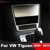 Для Volkswagen VW Tiguan 2009 2010 2011 2012 2013 2014 2015 Матовая Накладка на Крышку Ящика для Хранения Центральной Консоли Автомобиля Внутренние Аксессуары