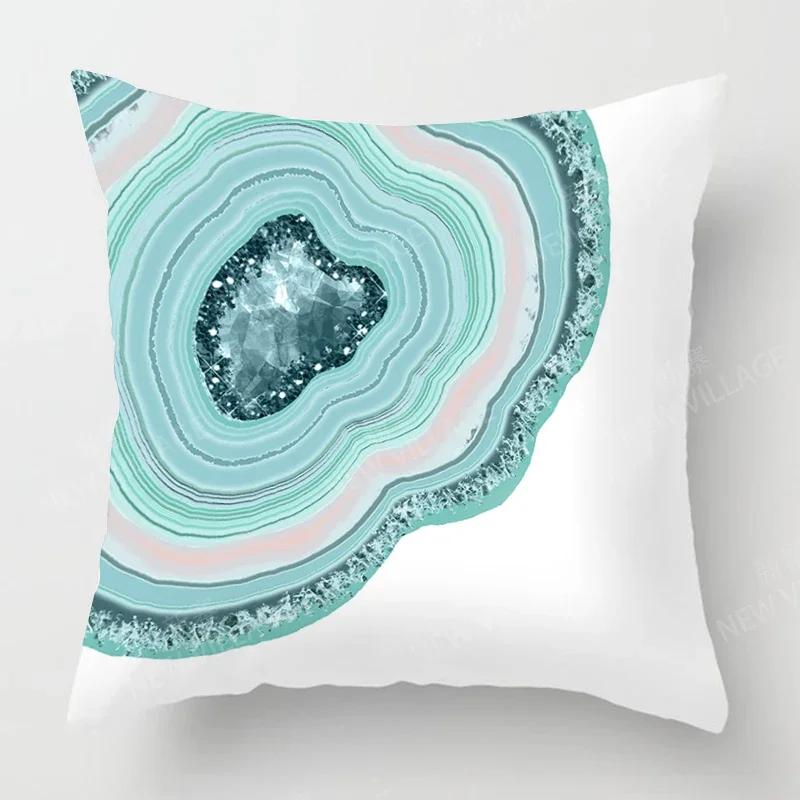 Modern Light Green Abstract Geometric Cushion Cover Home Decor Pillow Cover Sofa Throw Pillow Cover 45x45 40x40 50x50 60x60