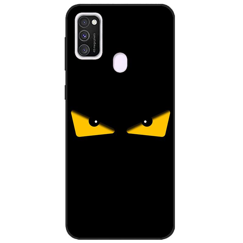 For Samsung M21 Case 6.4" Soft Silicon Cover For Samsung Galaxy M21 M 21 m215 Phone Back Bumper Funda black tpu case
