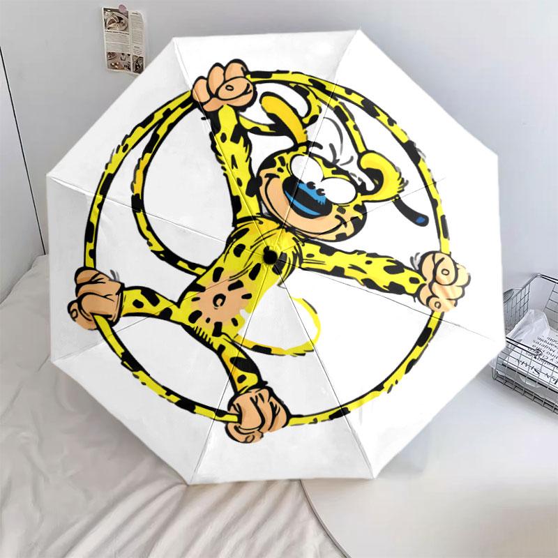 Зонт с рисунком Марсупилами, Новый Стиль, 1 шт., Автоматический Складной Зонт, Портативный Складной Дорожный Зонт, Уличный Зонт, Подарок на День Рождения