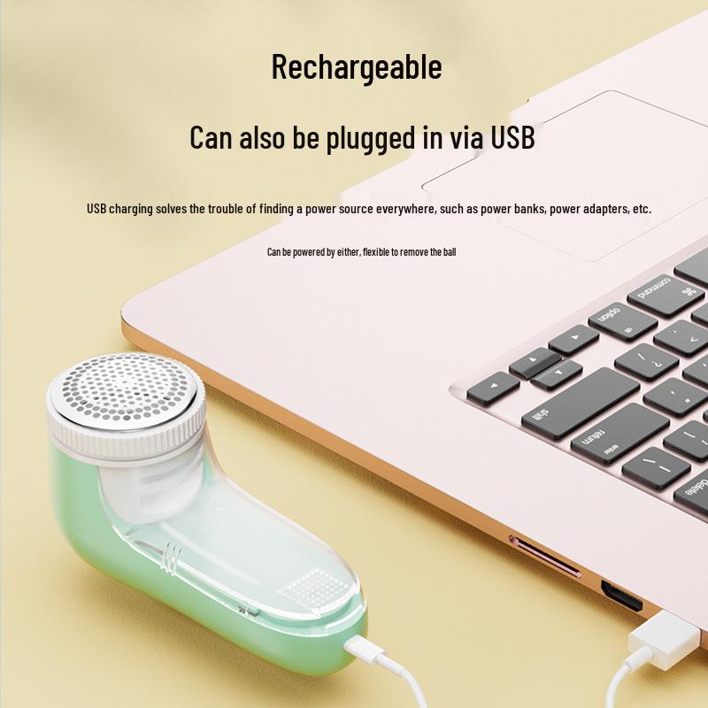 Портативный USB-заряжаемый удалитель ворса и бритва для одежды