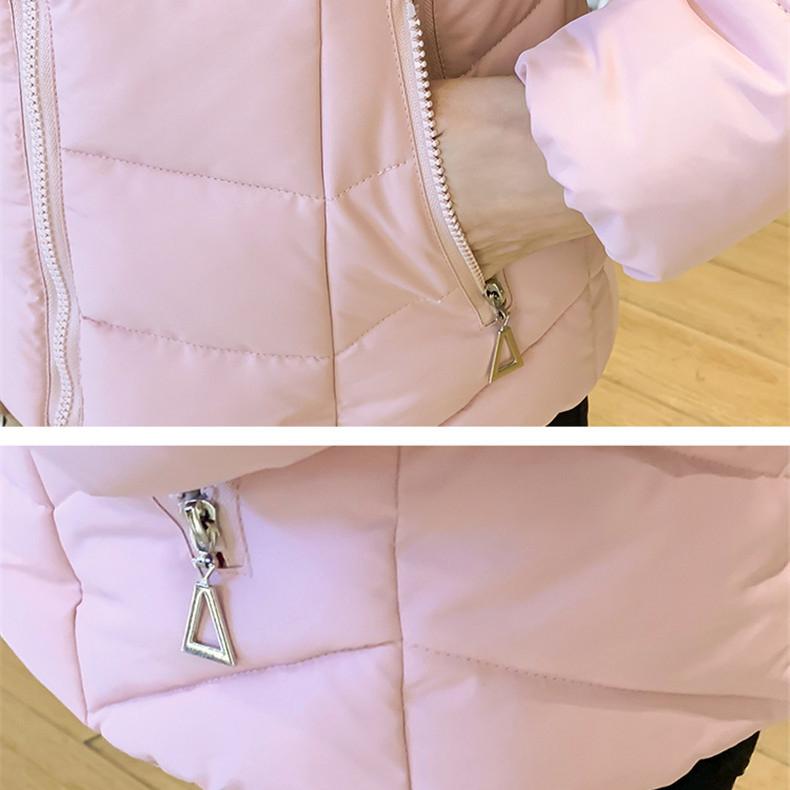 Winter Jacket New Women Parka Fur Collar Removable Casual Female Cotton Down Jacket High Quality Short Ladies Puffer Coat