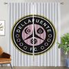 Dellafuente Home Interior Curtains for Living Room Tulle for Bedroom Decoration Halloween Window Curtain Shades Partition Camera