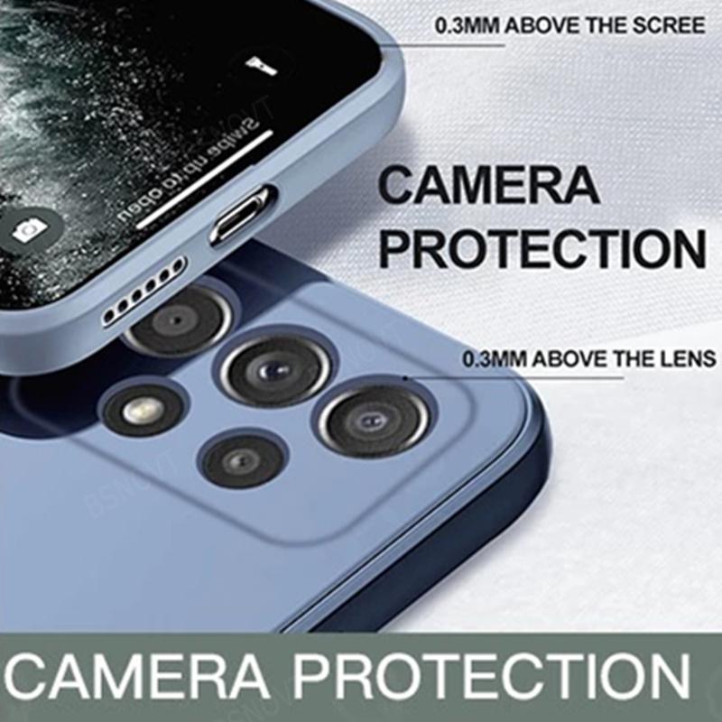 For iPhone 16 Pro Max Case Cover iPhone 16 Pro 15 Plus Capas Original Liquid Silicone Square Fundas iPhone 16 Pro Max Soft Cover