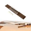 6 String Acoustic Guitar Bridge Guitar Rosewood Guitar Bridge with Imitation Cattle Bone Nut Saddle Replacement Parts