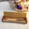 LACHIEVA LUX Luxury Writing Instrument Natural Wood Nib Ballpoint Pen Gift Set Gift Maple, German-Made Water-Based