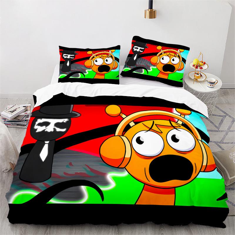 Модная технология печати, 3D цифровая печать, постельное белье, пододеяльники, наволочки, комплекты из трех предметов