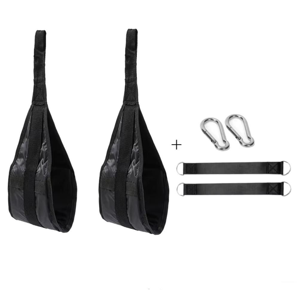 Suspension Workout Support Belt Hanging Leg Raiser Pull Up Ab Straps Abdominal Muscle