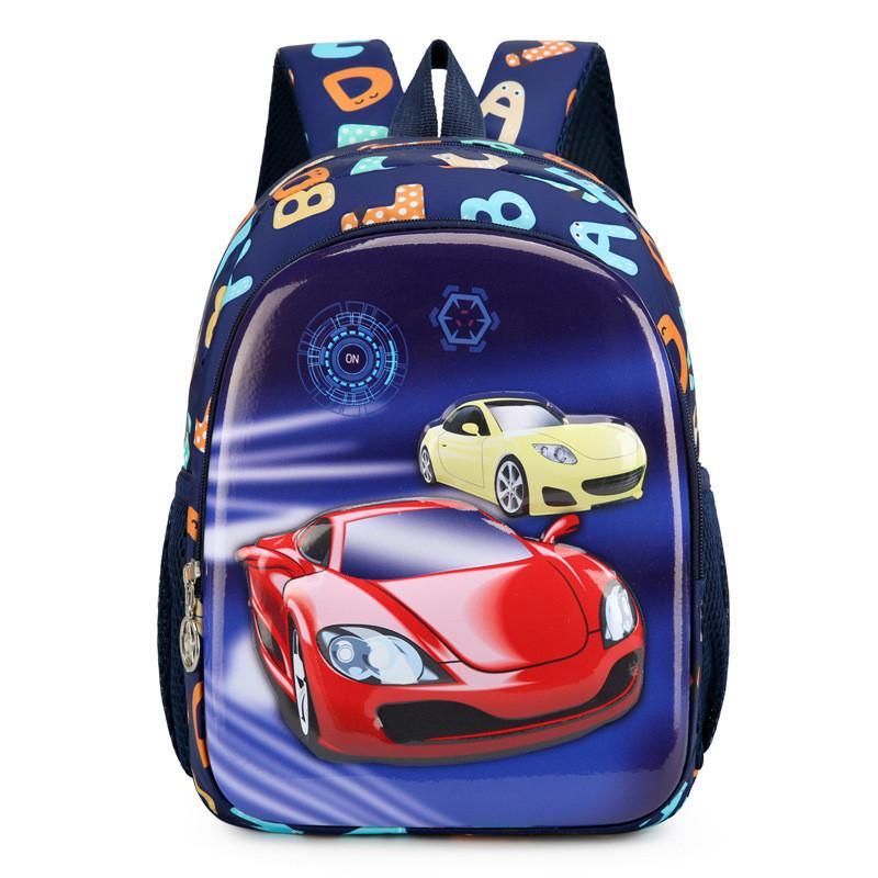 Charming Cartoon Oxford Cloth Lightweight Kids Backpack For Boys And Girls