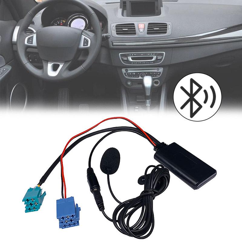 Автомобильный модуль Bluetooth AUX аудиокабель адаптер микрофон Handsfree MINI ISO 6Pin AUX кабель для Renault Updatelist Radio 2005-2011