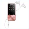 Sony Walkman серии S 4 ГБ NW-S313 MP3-плеер, с поддержкой Bluetooth, до 52 часов непрерывного воспроизведения, светло-розовый