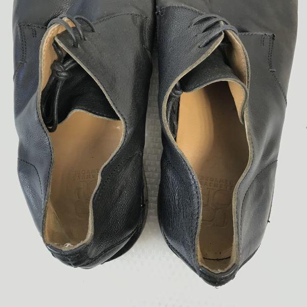 BARNEYS N.Y. Италия Кожаные Туфли Дерби с Гладким Носком Мужские 13M 30.5-31.0 Черные(ИСПОЛЬЗОВАЛ)